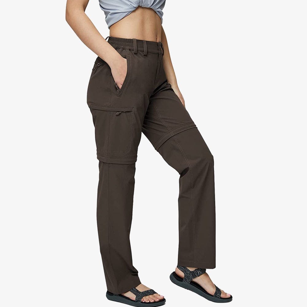 MIER Women's Convertible Hiking Pants Zip Off Cargo Pants