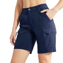Women's Tek-Trek Breathable Outdoor Hiking Shorts SHORTS 2 / Navy MIER